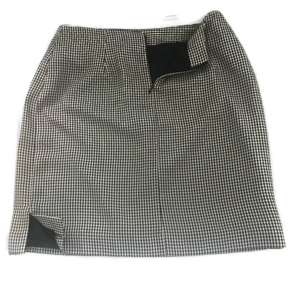 Pencil Skirt Petite Black and White Houndstooth - Picture 4 of 7